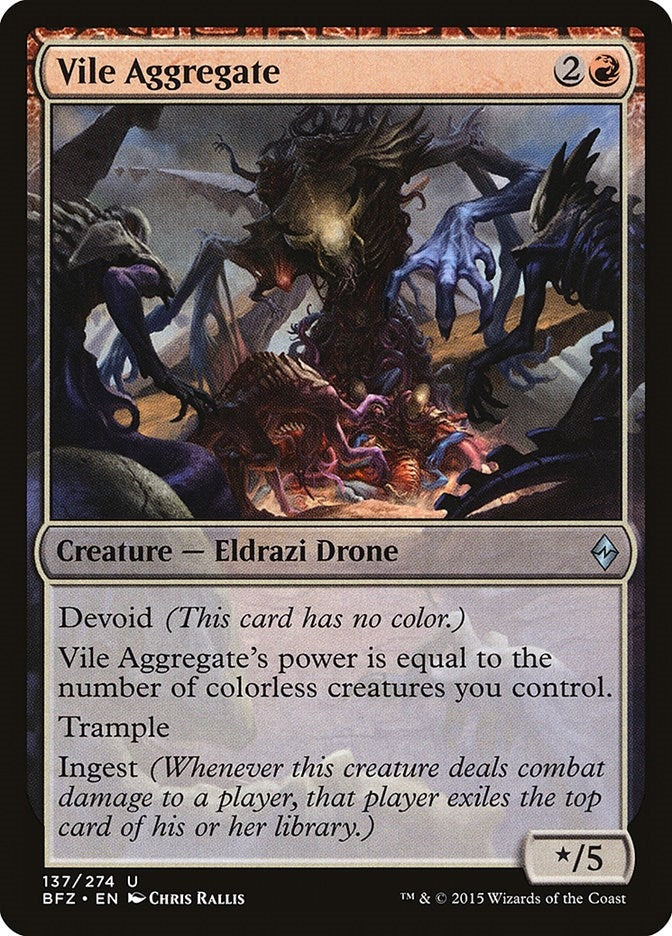 Vile Aggregate (137) [BFZ] - MTG Single