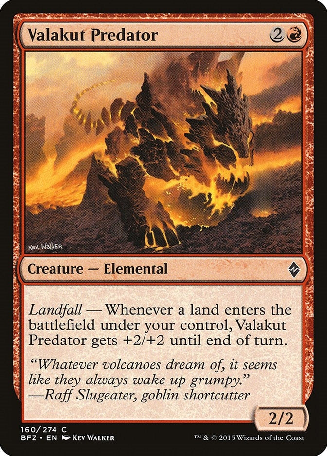 Valakut Predator (160) [BFZ] - MTG Single