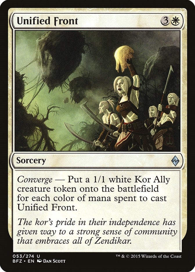 Unified Front (53) [BFZ] - MTG Single