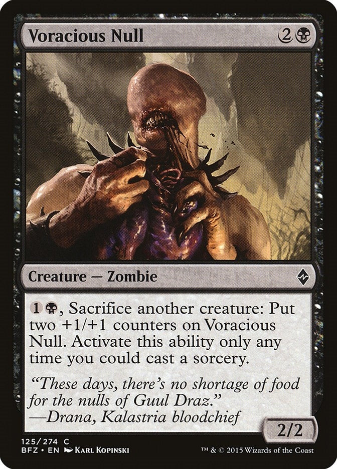 Voracious Null (125) [BFZ] - MTG Single
