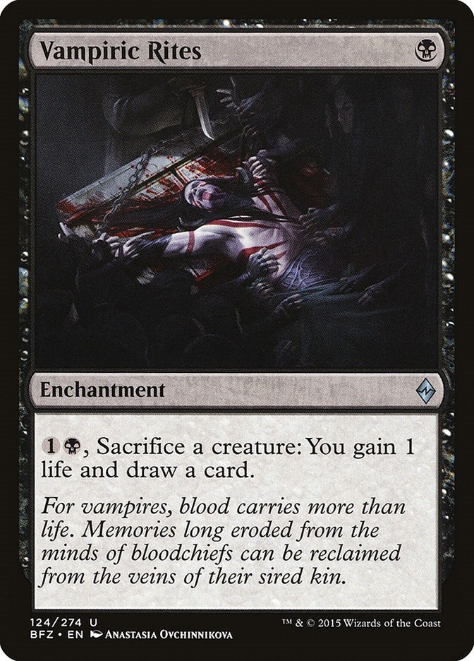 Vampiric Rites (124) [BFZ] - MTG Single