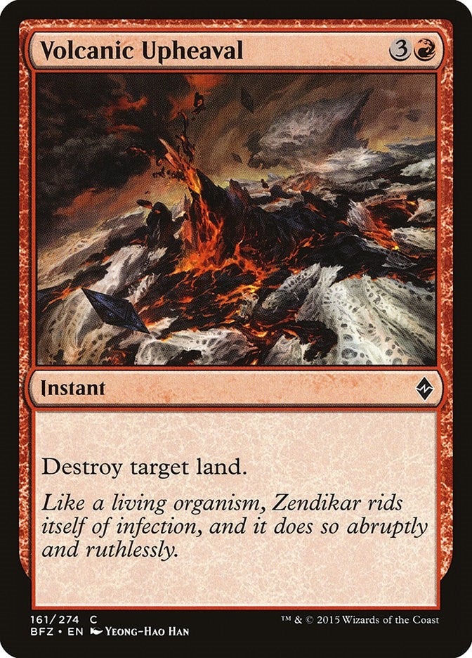Volcanic Upheaval (161) [BFZ] - MTG Single