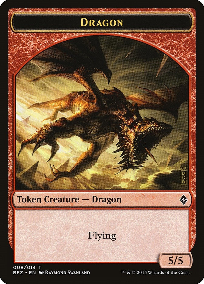 Dragon Token (0) [BFZ] - MTG Single