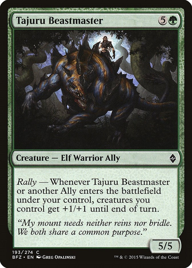 Tajuru Beastmaster (193) [BFZ] - MTG Single