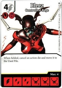 Bleez - Controlled Rage (110) [WOL] - Dice Masters Single