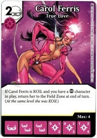 Carol Ferris - True Love (111) [WOL] - Dice Masters Single