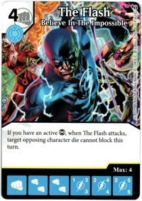The Flash - Believe In The Impossible (114) [WOL] - Dice Masters Single
