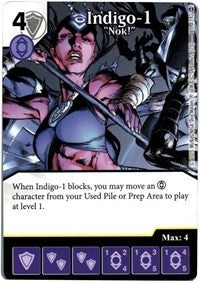 Indigo-1 - ’Nok!’ (115) [WOL] - Dice Masters Single