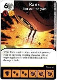 Ranx - Blot Out the Stars (126) [WOL] - Dice Masters Single