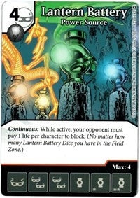 Lantern Battery - Power Source (135) [WOL] - Dice Masters Single