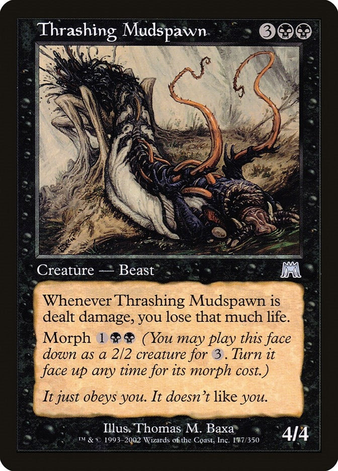 Thrashing Mudspawn (177) [ONS] - MTG Single