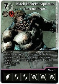 Black Lantern Aquaman - From the Depths (Full Art) (143) [WOL] - Dice Masters Single