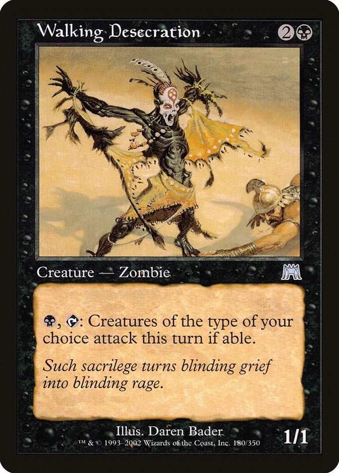 Walking Desecration (180) [ONS] - MTG Single