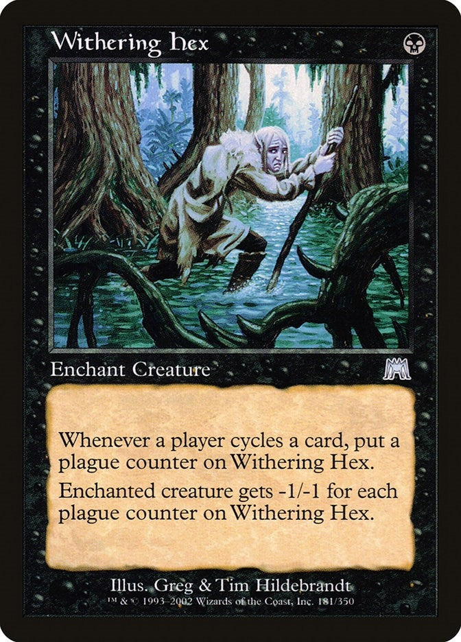 Withering Hex (181) [ONS] - MTG Single