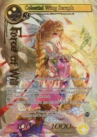 Celestial Wing Seraph (Full Art) (5) [SKL] - Force of Will Single