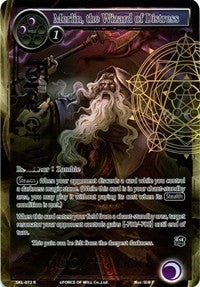 Merlin the Wizard of Distress (Full Art) (72) [SKL] - Force of Will Single