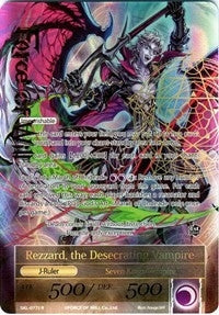 Rezzard the Undead Lord // Rezzard the Desecrating Vampire (Full Art) (77) [SKL] - Force of Will Single