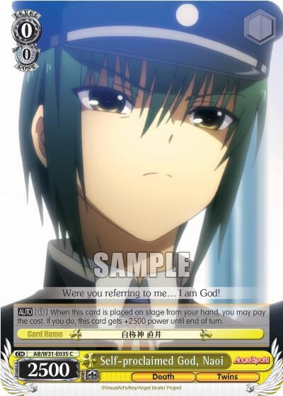 Self-proclaimed God Naoi (31035) [AB/W31] - Weiss Schwarz Single