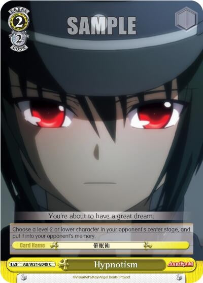 Hypnotism (31049) [AB/W31] - Weiss Schwarz Single