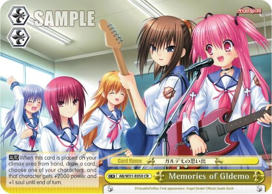 Memories of Gldemo (31050) [AB/W31] - Weiss Schwarz Single