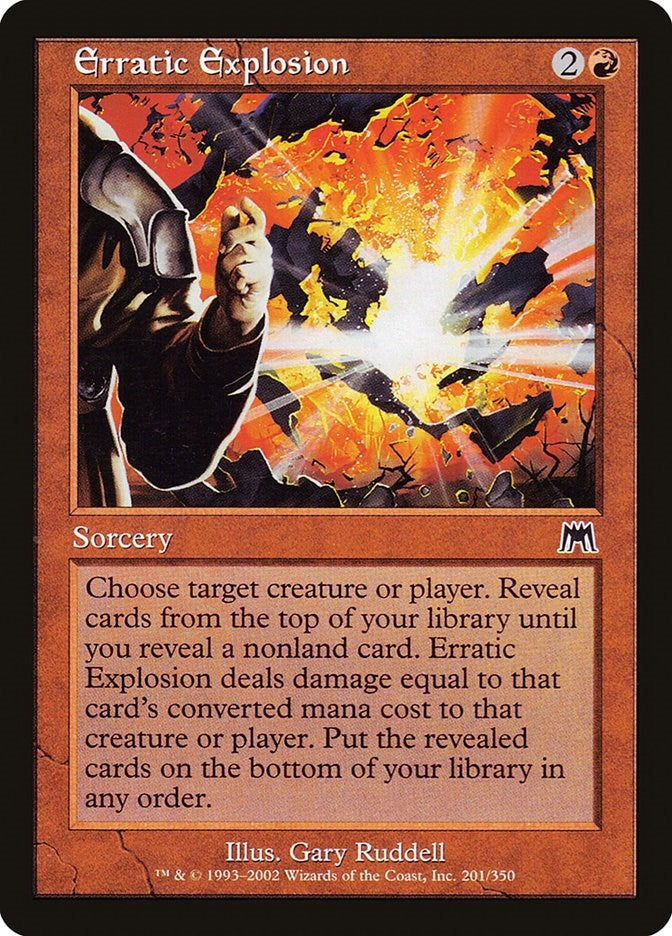 Erratic Explosion (201) [ONS] - MTG Single
