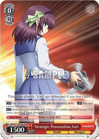 Strategic Provocation Yuri (RRR) (31056) [AB/W31] - Weiss Schwarz Single