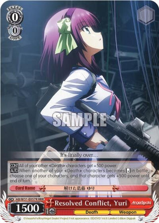 Resolved Conflict Yuri (RRR) (31057) [AB/W31] - Weiss Schwarz Single