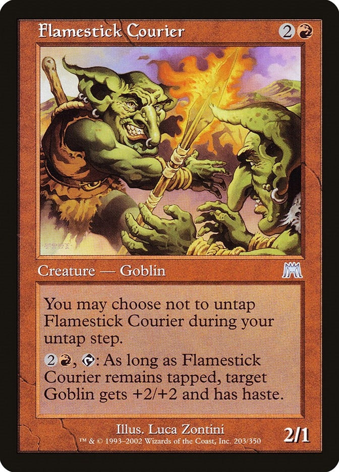 Flamestick Courier (203) [ONS] - MTG Single