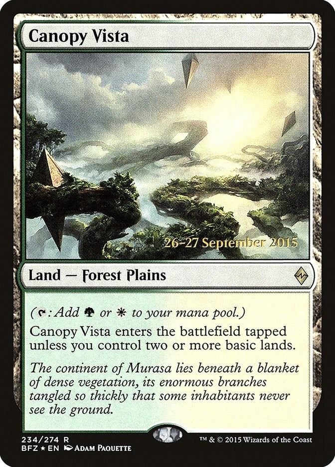 Canopy Vista (234) [PRE] - MTG Single
