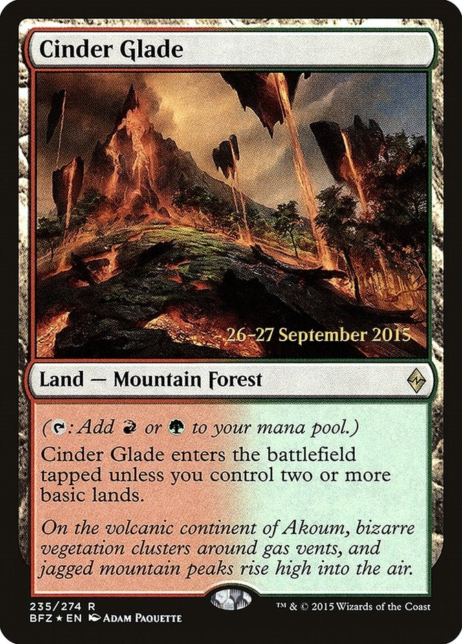 Cinder Glade (235) [PRE] - MTG Single