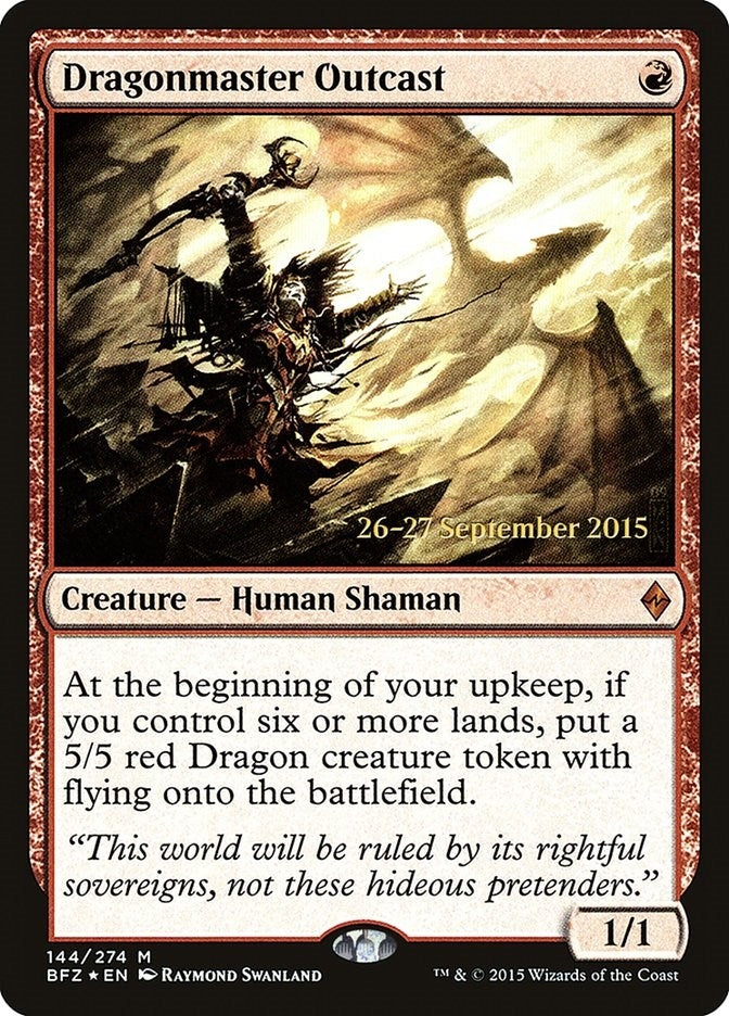 Dragonmaster Outcast (144) [PRE] - MTG Single