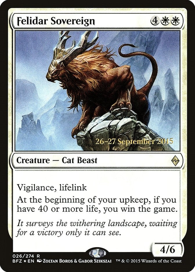 Felidar Sovereign (26) [PRE] - MTG Single