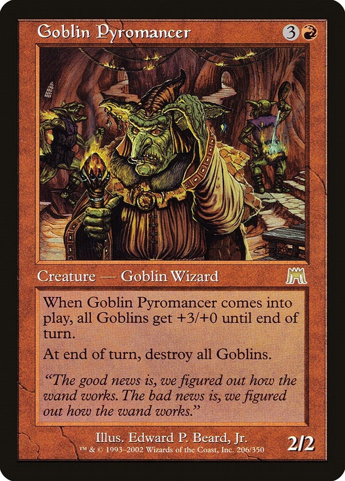 Goblin Pyromancer (206) [ONS] - MTG Single