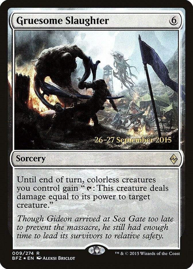Gruesome Slaughter (9) [PRE] - MTG Single