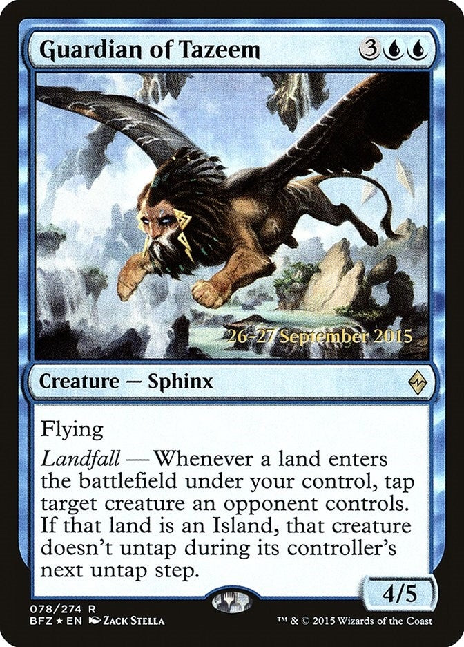 Guardian of Tazeem (78) [PRE] - MTG Single