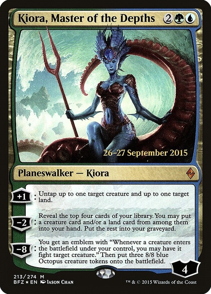 Kiora Master of the Depths (213) [PRE] - MTG Single