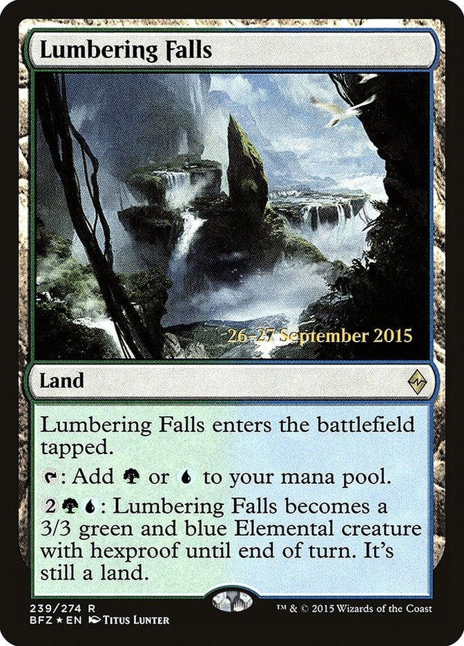 Lumbering Falls (239) [PRE] - MTG Single