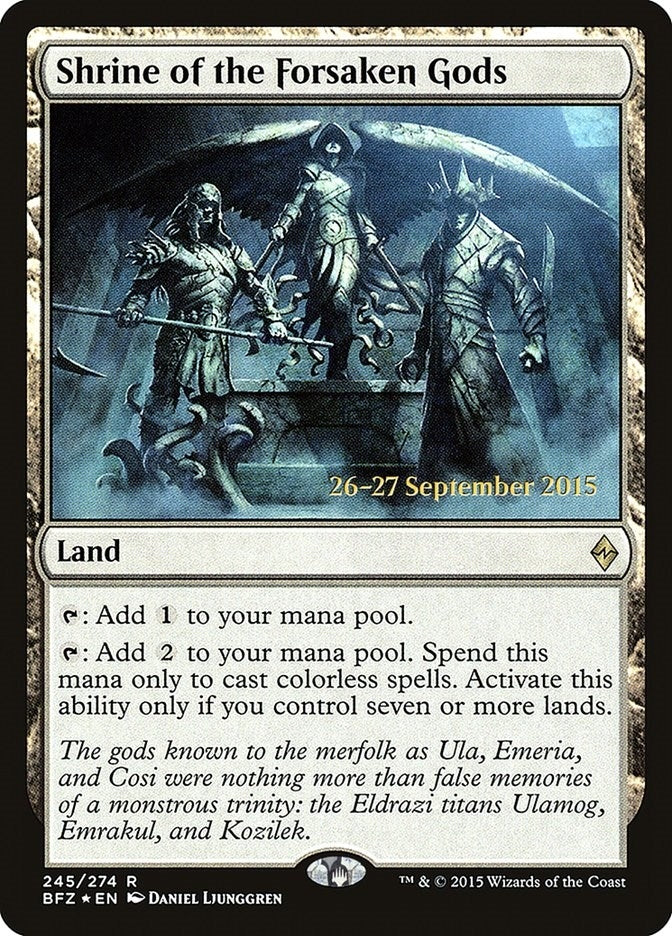 Shrine of the Forsaken Gods (245) [PRE] - MTG Single