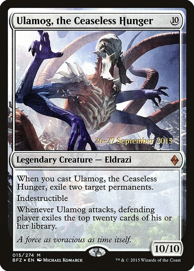 Ulamog the Ceaseless Hunger (15) [PRE] - MTG Single