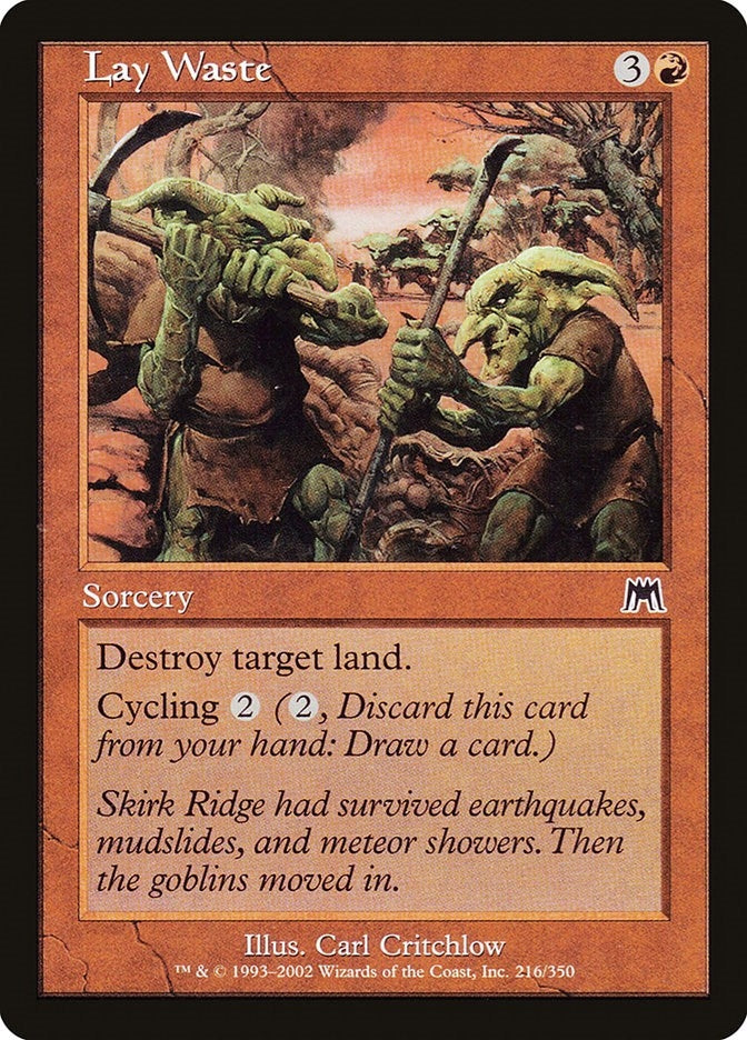 Lay Waste (216) [ONS] - MTG Single