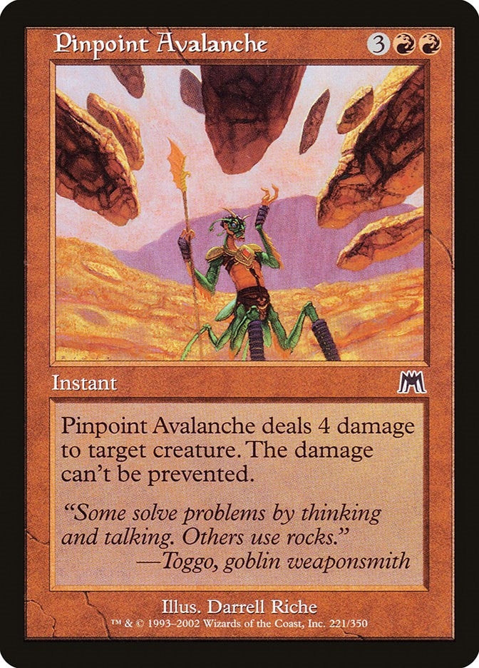 Pinpoint Avalanche (221) [ONS] - MTG Single