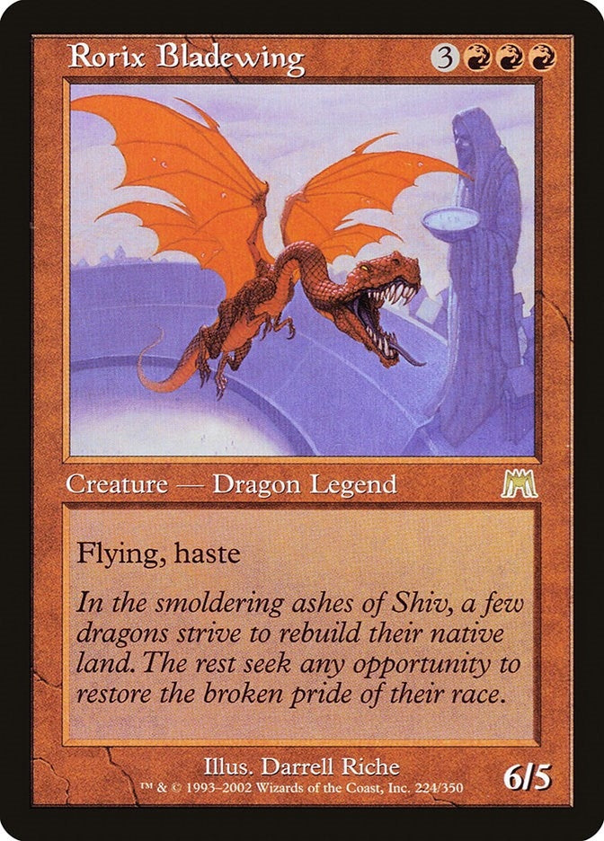 Rorix Bladewing (224) [ONS] - MTG Single