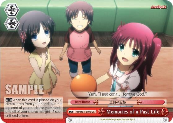 Memories of a Past Life (31102) [AB/W31] - Weiss Schwarz Single