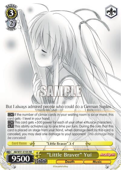 ’Little Braver’ Yui (31105) [AB/W31] - Weiss Schwarz Single