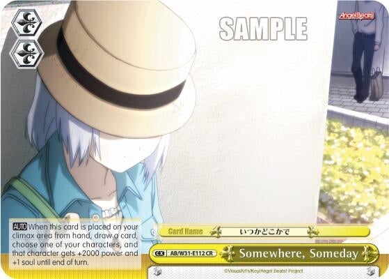 Somewhere Someday (CR) (31112) [AB/W31] - Weiss Schwarz Single