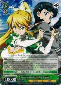 Virtual and Reality Leafa & Suguha (26022) [SAO/S26] - Weiss Schwarz Single