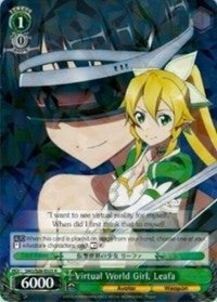 Virtual World Girl Leafa (26025) [SAO/S26] - Weiss Schwarz Single