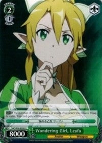 Wondering Girl Leafa (26030) [SAO/S26] - Weiss Schwarz Single