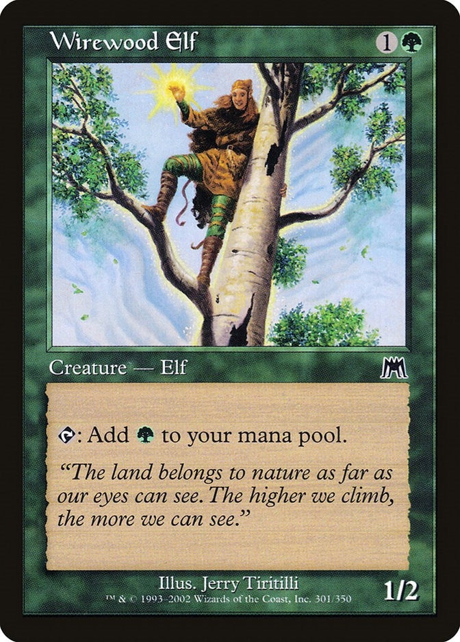 Wirewood Elf (301) [ONS] - MTG Single