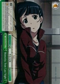 Memories from Last Night (26040) [SAO/S26] - Weiss Schwarz Single